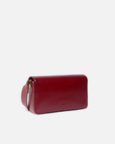 Średnia torebka na ramię Love Bag One Slouchy z międlonej skóry - Czerwony | Pinko