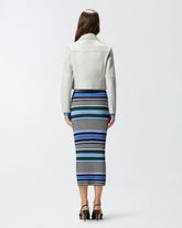 Giacca chiodo stile biker in nappa - | Pinko