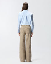 Πουκάμισο boxy από ποπλίνα - | Pinko