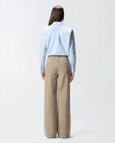 Boxy-Bluse aus Popeline - Hellblau | Pinko