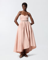 Abito lungo elegante con cinturina gioiello - | Pinko