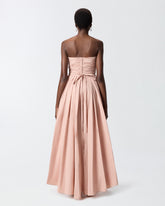 Abito lungo elegante con cinturina gioiello - | Pinko