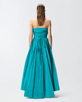 Abito lungo elegante con cinturina gioiello - | Pinko