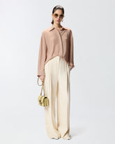 Πουκάμισο από ζορζέτα με στρας - | Pinko