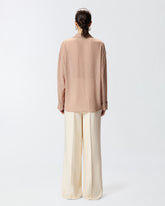 Camicia in georgette con strass - | Pinko