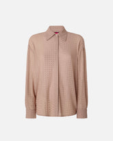 Camicia in georgette con strass - | Pinko