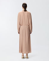 Midi skirt with fringes and rhinestones - | Pinko