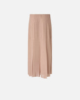 Falda midi con flecos y pedrería - | Pinko