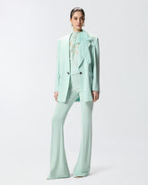 Top con scollo all'americana e pizzo - | Pinko