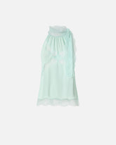 Top à encolure américaine et dentelle - | Pinko