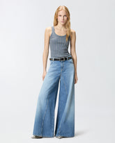 Top sin mangas con detalles tipo joya - | Pinko