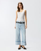 Top canotta con dettagli gioiello - | Pinko