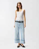 Vest top with jewel details - | Pinko