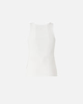 Top canotta con dettagli gioiello - Bianco | Pinko