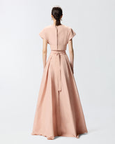 Crop top with wide sleeves - | Pinko