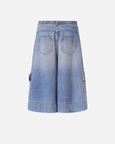 Utility-Bermudas aus Denim mit Gürtel - | Pinko