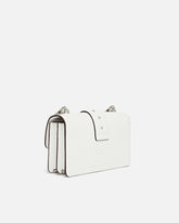 Borsa a spalla Mini Love Bag One in pelle con fibbia turchese - | Pinko