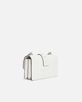 Borsa a spalla Mini Love Bag One in pelle con fibbia turchese - | Pinko