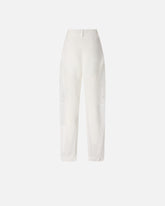 Trousers with lace details - | Pinko