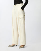 Flowing cotton trousers - | Pinko