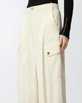 Flowing cotton trousers - | Pinko