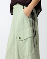 Pantaloni fluidi in cotone - | Pinko