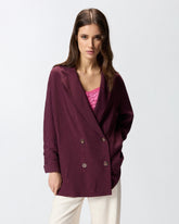 Veste croisée à motif cravate - | Pinko