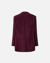 Double-breasted jacket with tie motif - | Pinko
