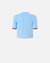 Cárdigan corto estilo polo jacquard - | Pinko