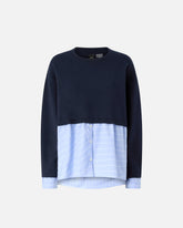 Sweater with shirt insert - | Pinko