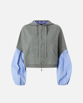 Felpa con inserto a camicia - | Pinko