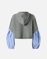 Felpa con inserto a camicia - | Pinko