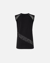 Top smanicato con dettagli in pizzo - | Pinko