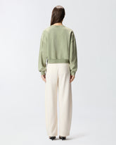 Bluza z kwiatami biżuteryjnymi - | Pinko