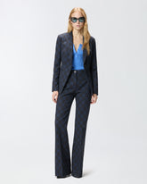 Ärmelloses Top in Rippstrick mit Monogramm - | Pinko