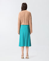 Openwork sweater with jewel details - | Pinko