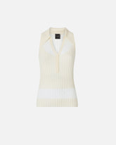 Polo-Tanktop in Rippstrick - | Pinko