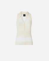 Polo-Tanktop in Rippstrick - | Pinko