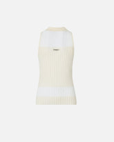 Polo-Tanktop in Rippstrick - | Pinko