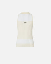 Polo-Tanktop in Rippstrick - | Pinko