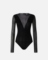 Pull body avec détails transparents - | Pinko