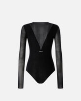 Maglia body con trasparenze - | Pinko