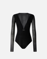 Pull body avec détails transparents - | Pinko