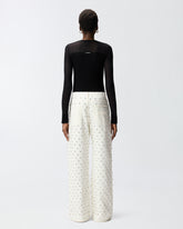 Cardigan en légère maille côtelée - | Pinko