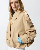 Trench corto doppiopetto - | Pinko