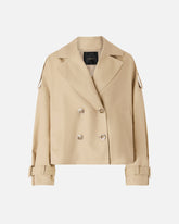 Trench corto doppiopetto - | Pinko
