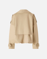 Trench corto doppiopetto - | Pinko
