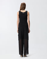 Knitted vest top with mother-of-pearl buttons - | Pinko