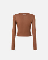 Cardigan with mother-of-pearl buttons - | Pinko