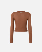 Cardigan with mother-of-pearl buttons - | Pinko